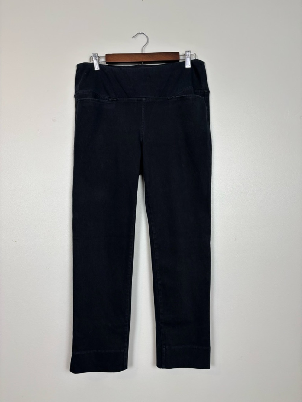 J Jill Jeans Womens Medium Black Wearever Smooth Fit Knit Pull-On Stretch Basic